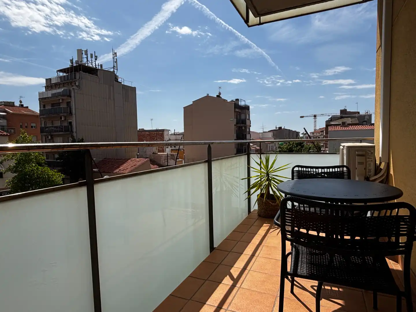 Terrace of Flat for sale in Terrassa  with Air Conditioner, Heating and Parquet flooring