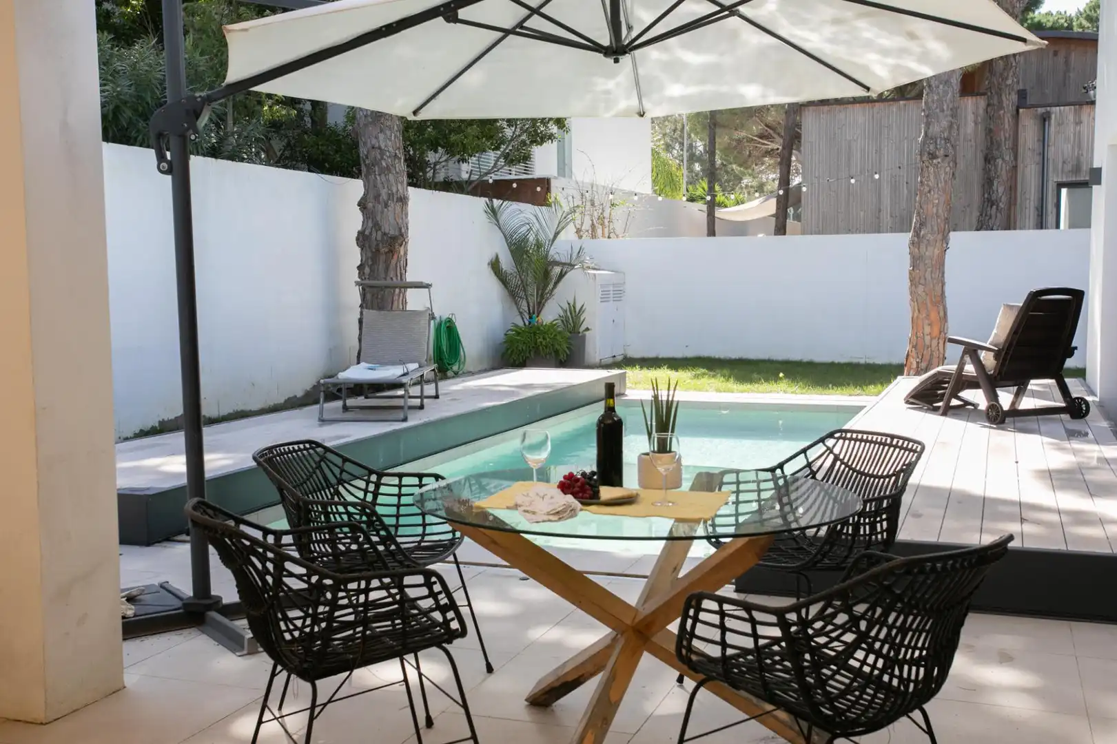Terraza de Casa o chalet en venta en Chiclana de la Frontera con Jardín privado, Terraza y Piscina