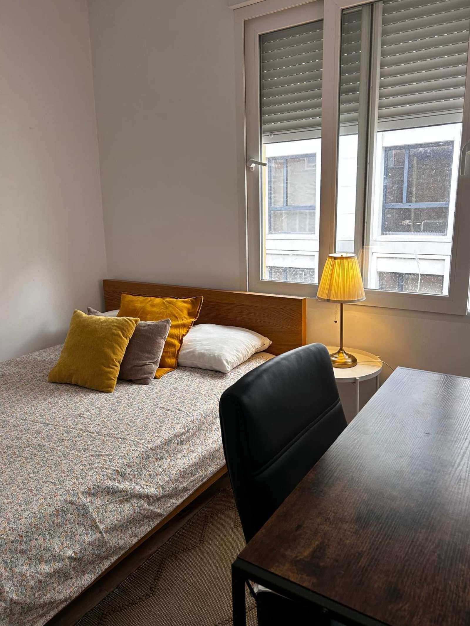 Bedroom of Flat to share in  Madrid Capital  with Air Conditioner, Heating and Terrace