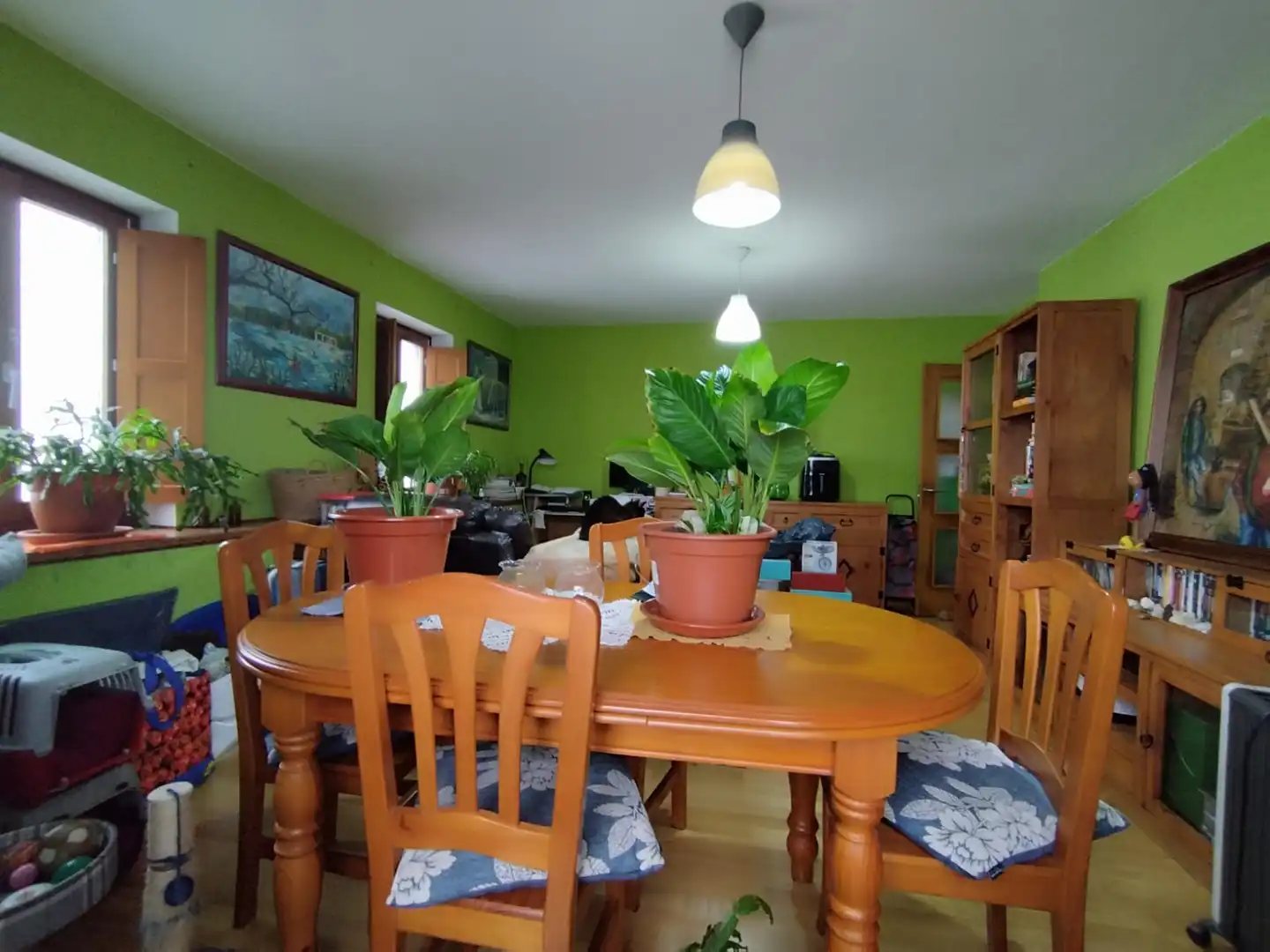 Esszimmer von Wohnung zum Verkauf in Betanzos mit Ofen und Balkon