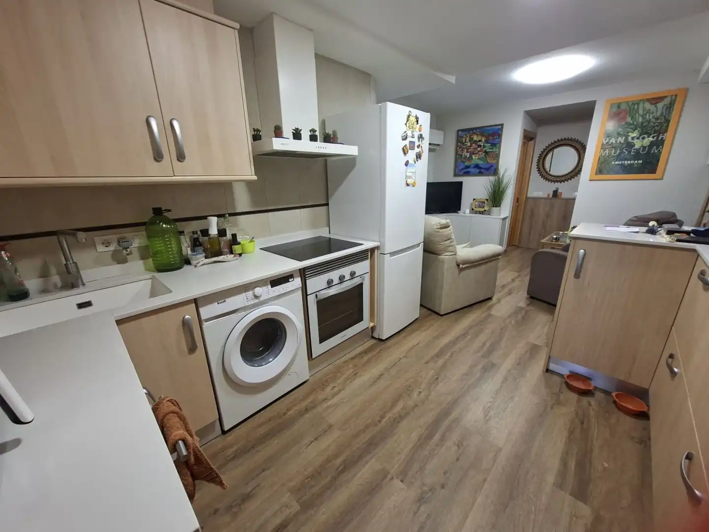 Küche von Wohnung zum Verkauf in Nules mit Klimaanlage, Parkett und Terrasse