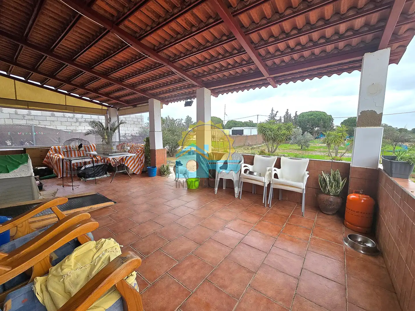 Terraza de Casa o chalet en venta en Gibraleón con Aire acondicionado, Jardín privado y Terraza