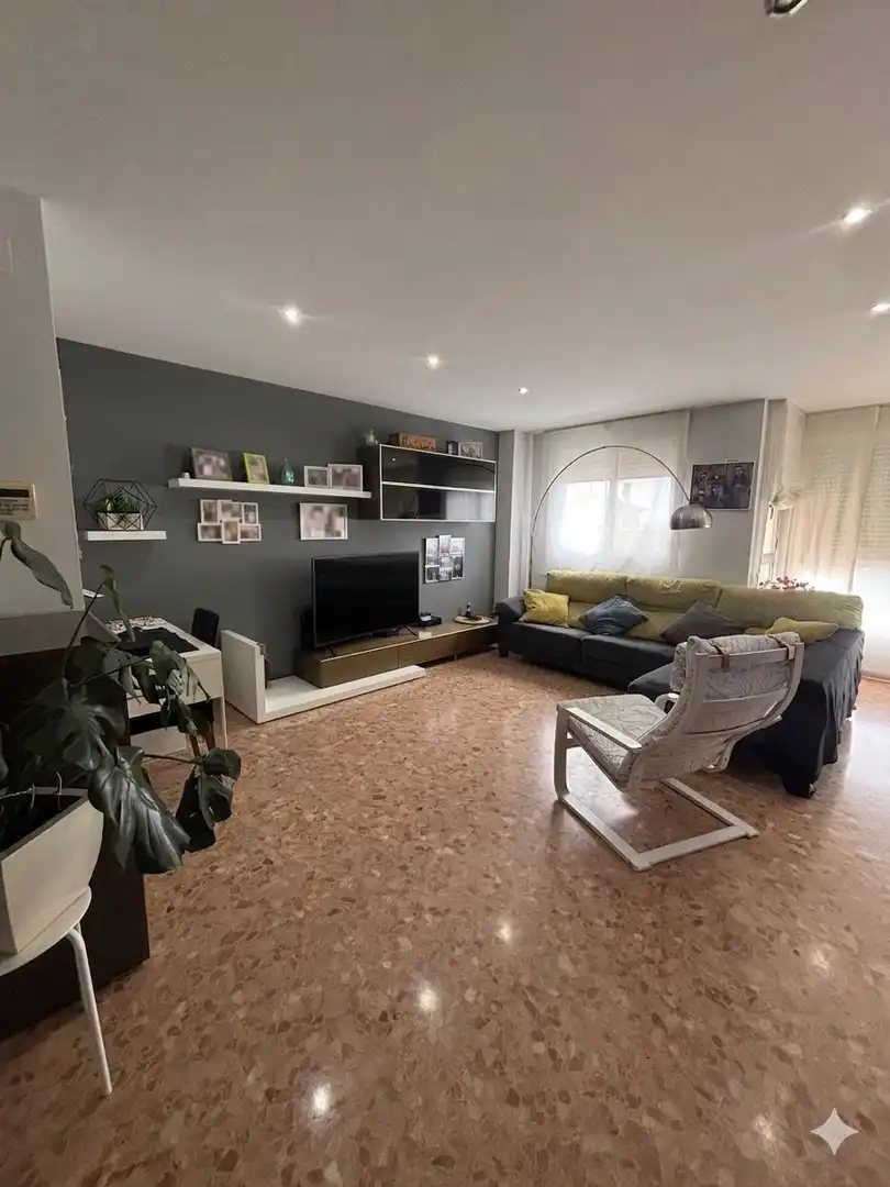 Sala d'estar de Pis en venda en Burriana / Borriana amb Aire condicionat, Calefacció i Terrassa