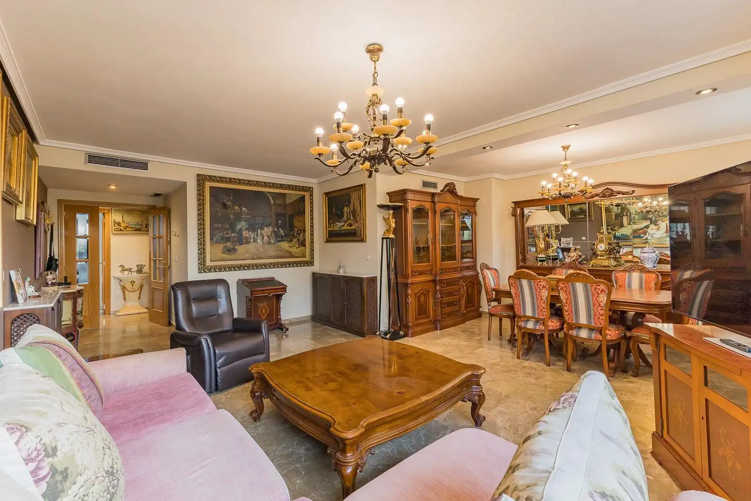 Sala de estar de Piso en venta en Valencia con Aire acondicionado y Calefacción