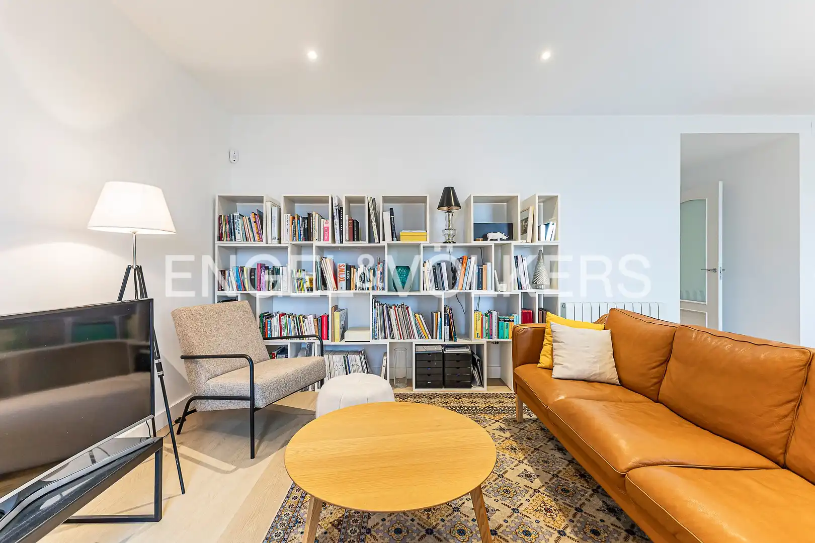 Wohnzimmer von Wohnung zum Verkauf in L'Hospitalet de Llobregat mit Klimaanlage, Heizung und Abstellraum