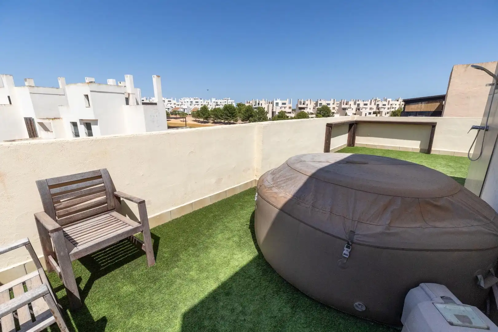 Terraza de Ático en venta en Murcia con Aire acondicionado, Calefacción y Jardín privado
