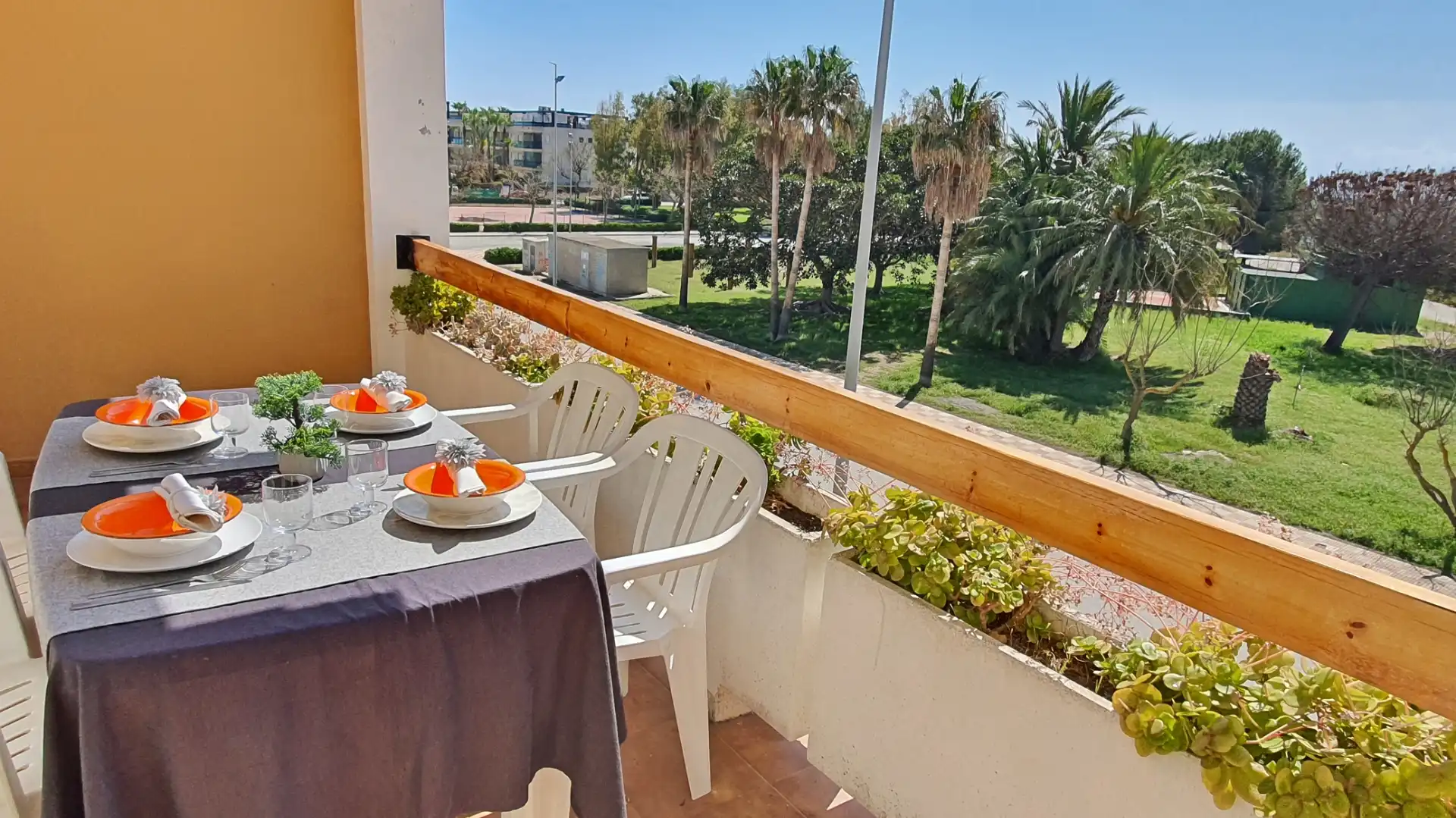 Terraza de Apartamento de alquiler en Xeraco con Aire acondicionado, Calefacción y Terraza