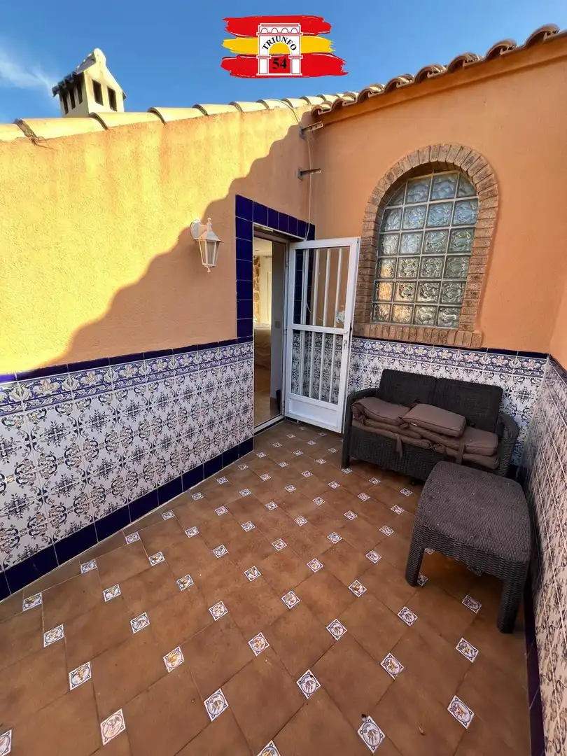 Terraza de Piso en venta en Pilar de la Horadada con Terraza, Trastero y Amueblado