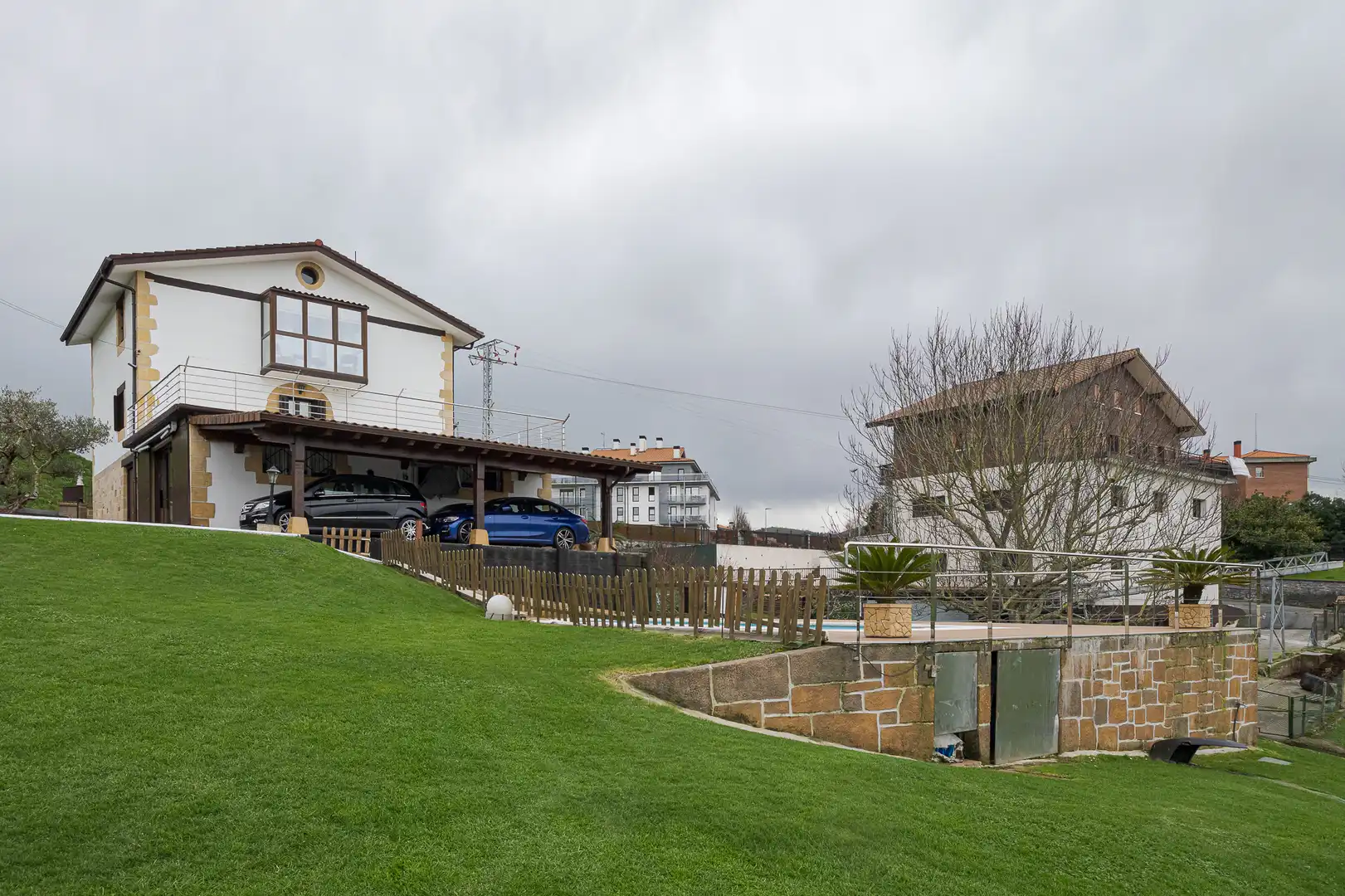 Exterior view of Houses for sale in Lasarte-Oria  with Heating, Private garden and Terrace