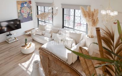 Living room of Single-family semi-detached for sale in Benalmádena  with Swimming Pool and Furnished