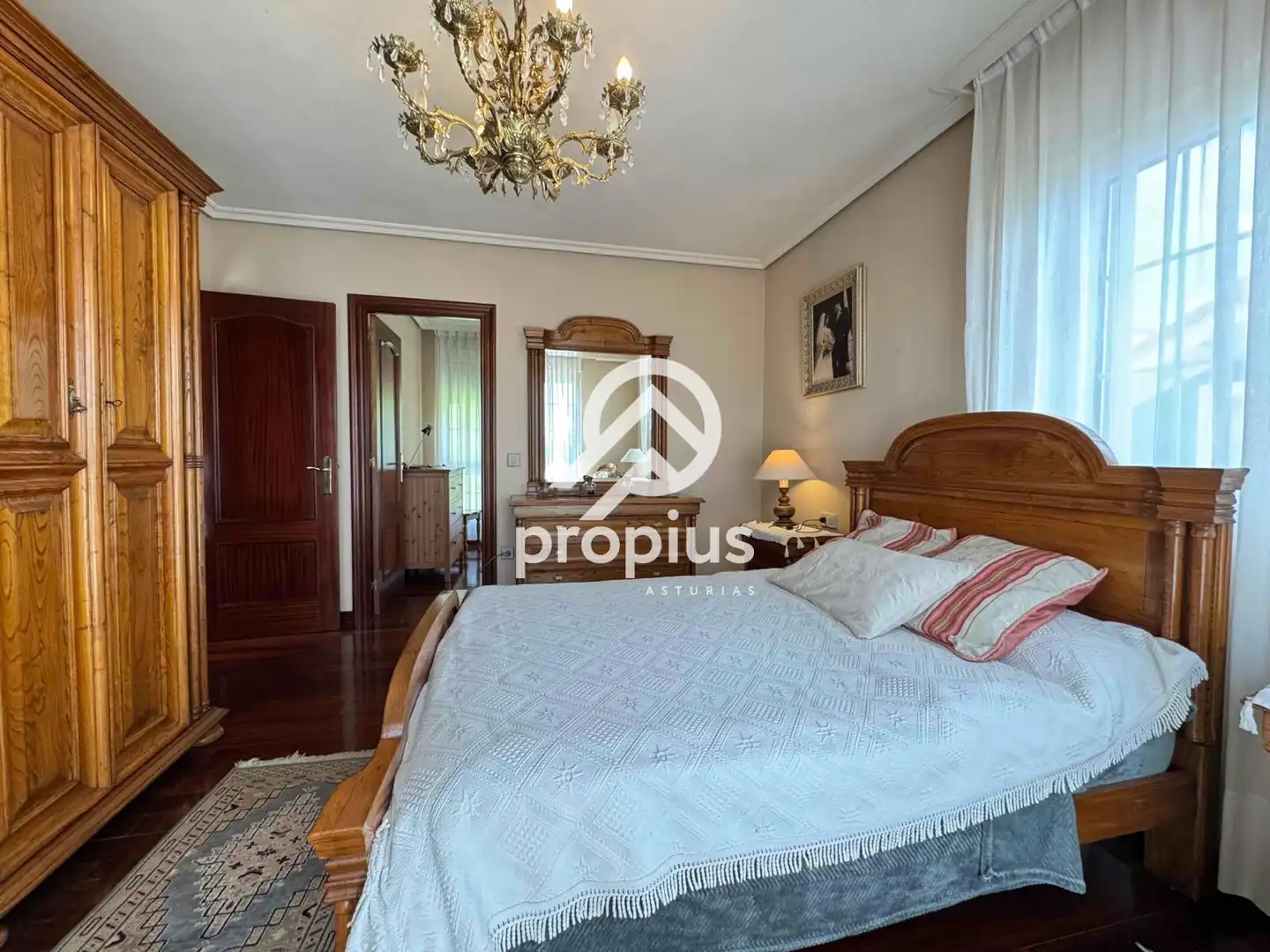 Bedroom of Houses for sale in Avilés  with Heating, Private garden and Parquet flooring