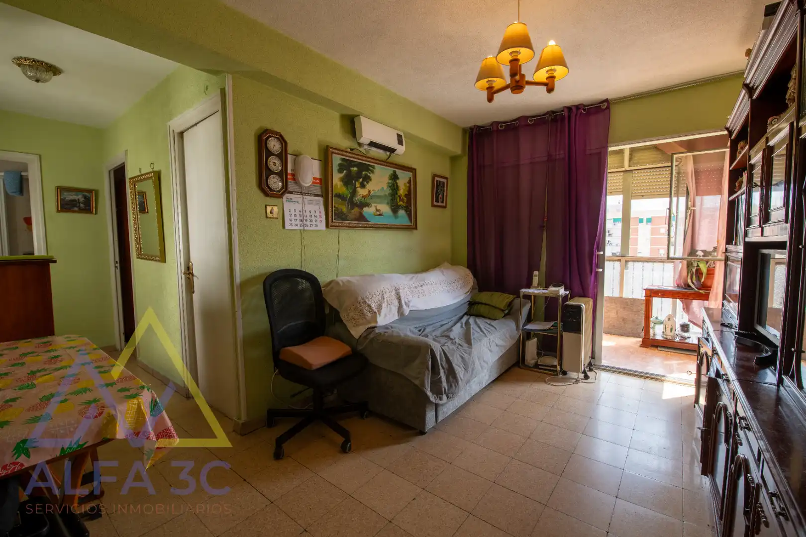 Living room of Flat for sale in Madrid  with Terrace