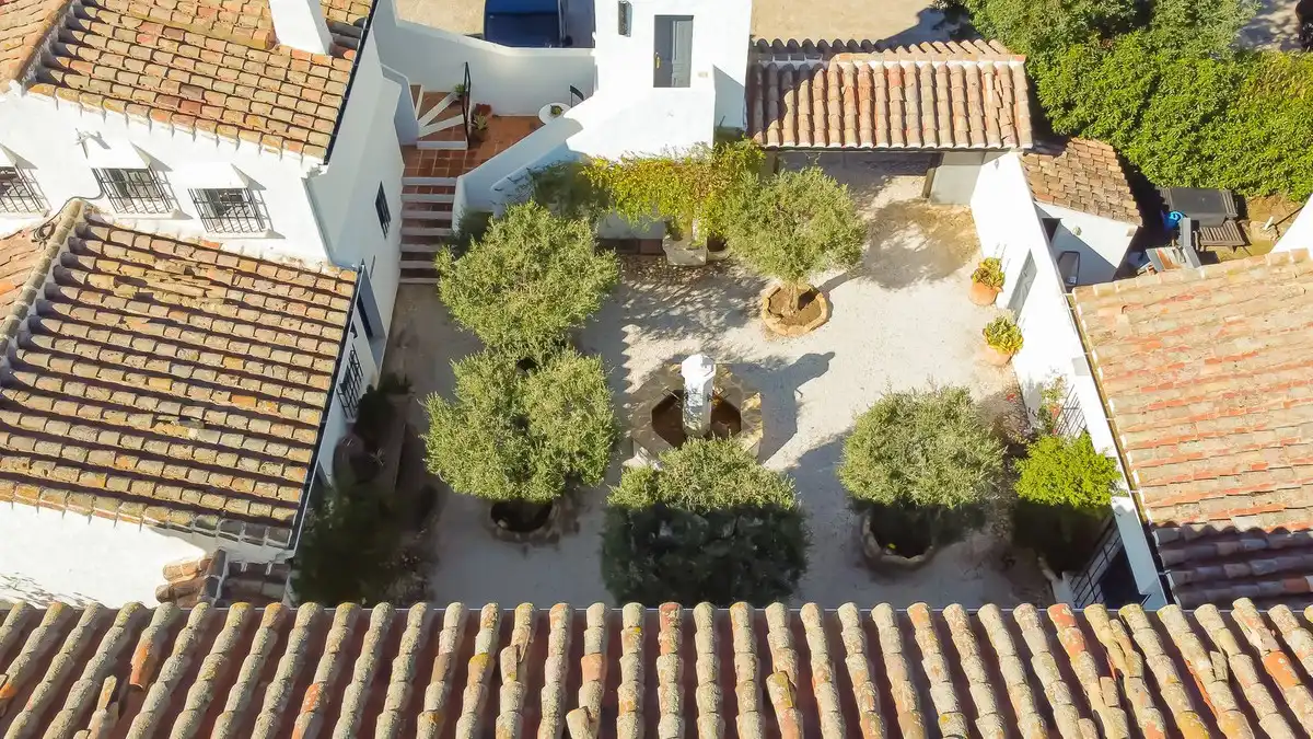 Terrassa de Finca rústica en venda en Villanueva de la Concepción amb Aire condicionat, Jardí privat i Terrassa