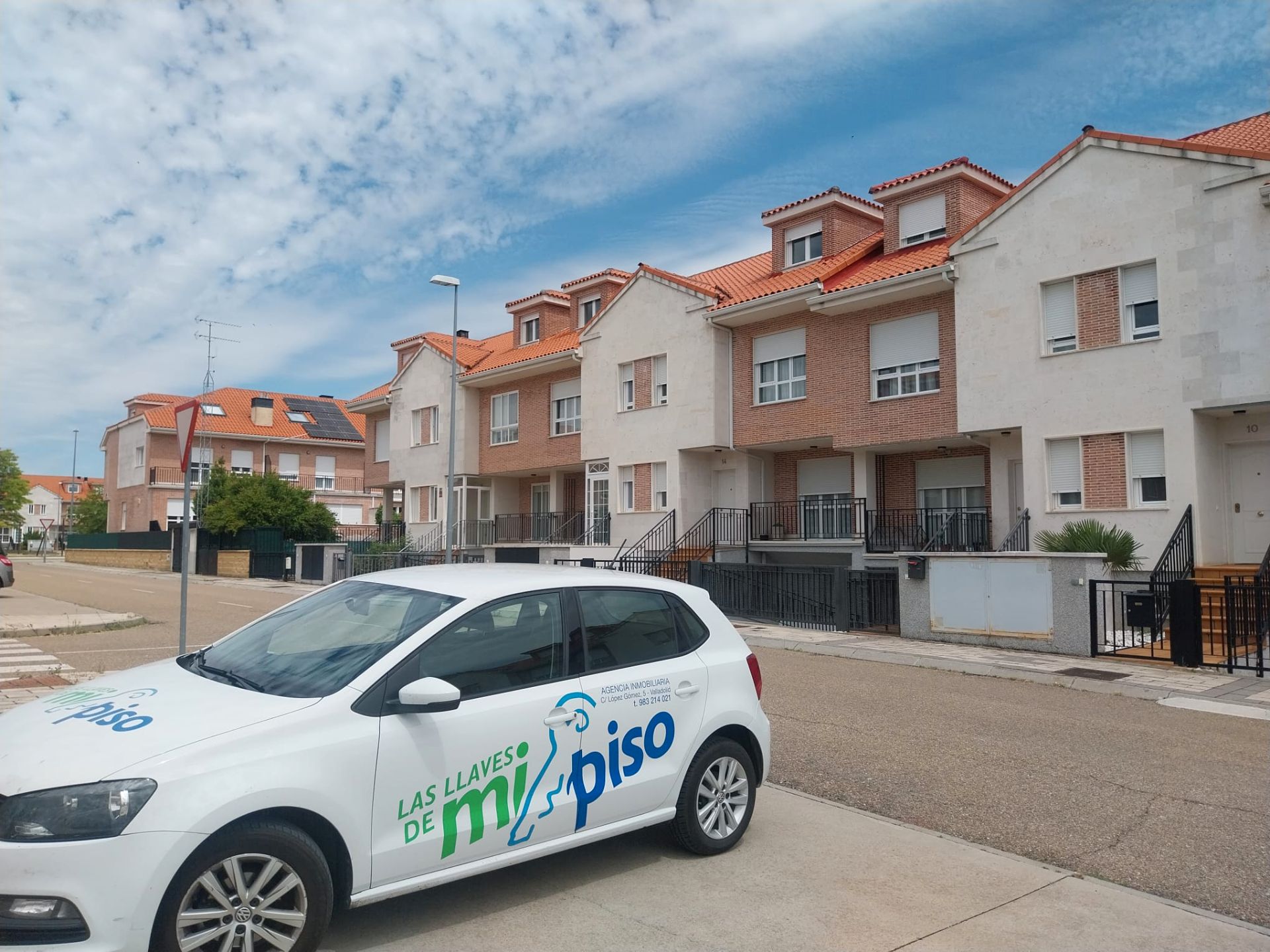 Exterior view of Single-family semi-detached for sale in Villanubla  with Heating, Private garden and Parquet flooring