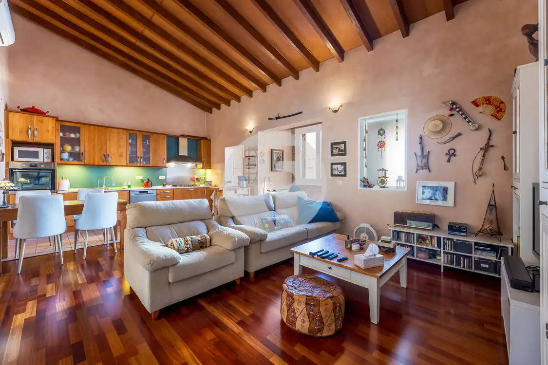 Sala d'estar de Àtic en venda en  Palma de Mallorca amb Aire condicionat i Calefacció