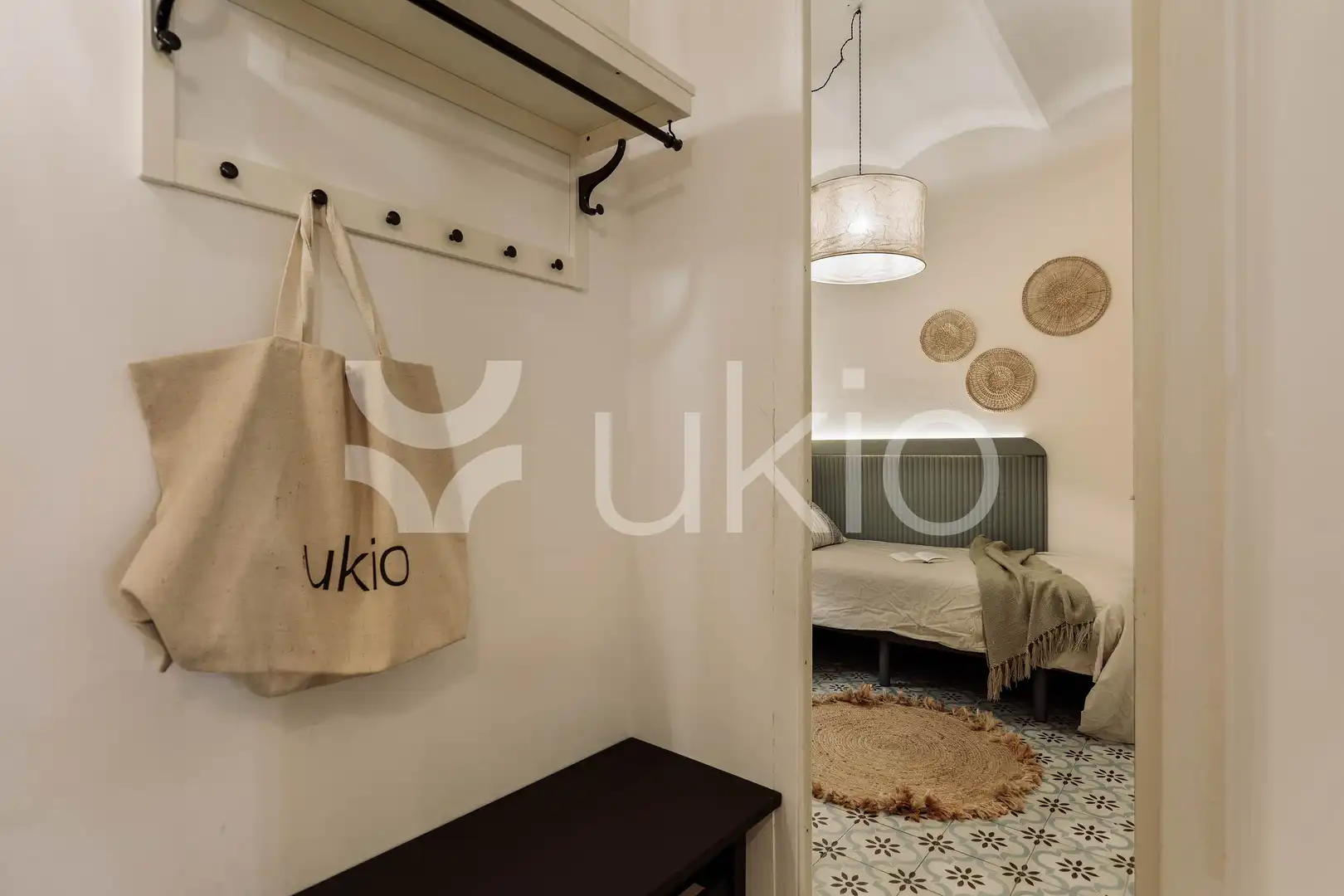 Habitación de Apartamento de alquiler en Barcelona con Aire acondicionado, Calefacción y Amueblado