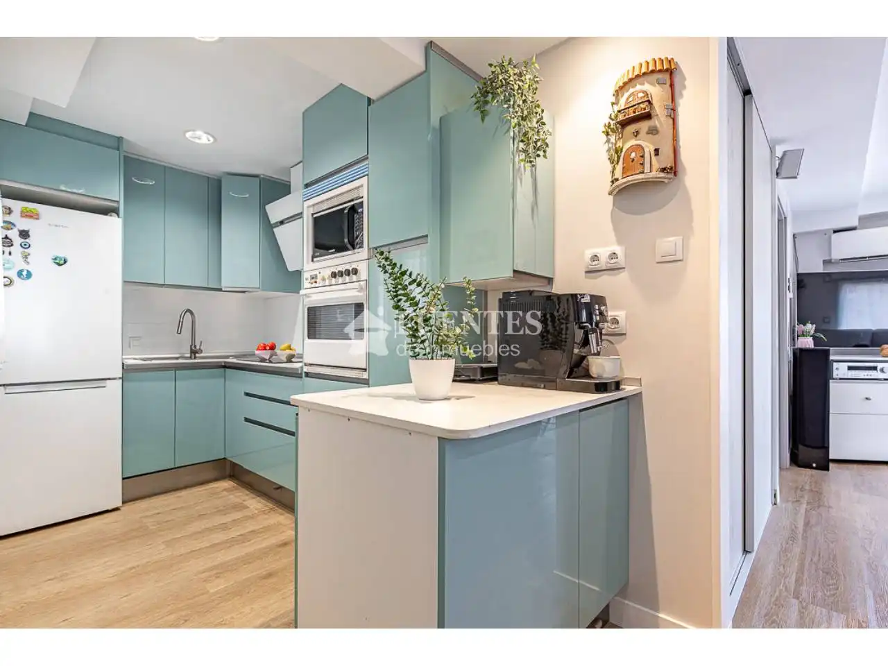 Cocina de Piso en venta en Alicante / Alacant con Aire acondicionado, Calefacción y Terraza