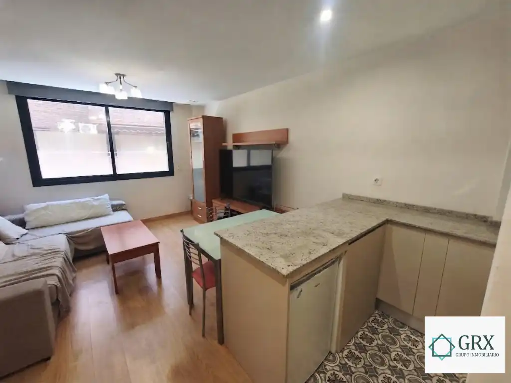 Living room of Flat for rent in Granada  with Air Conditioner, Heating and Storage room