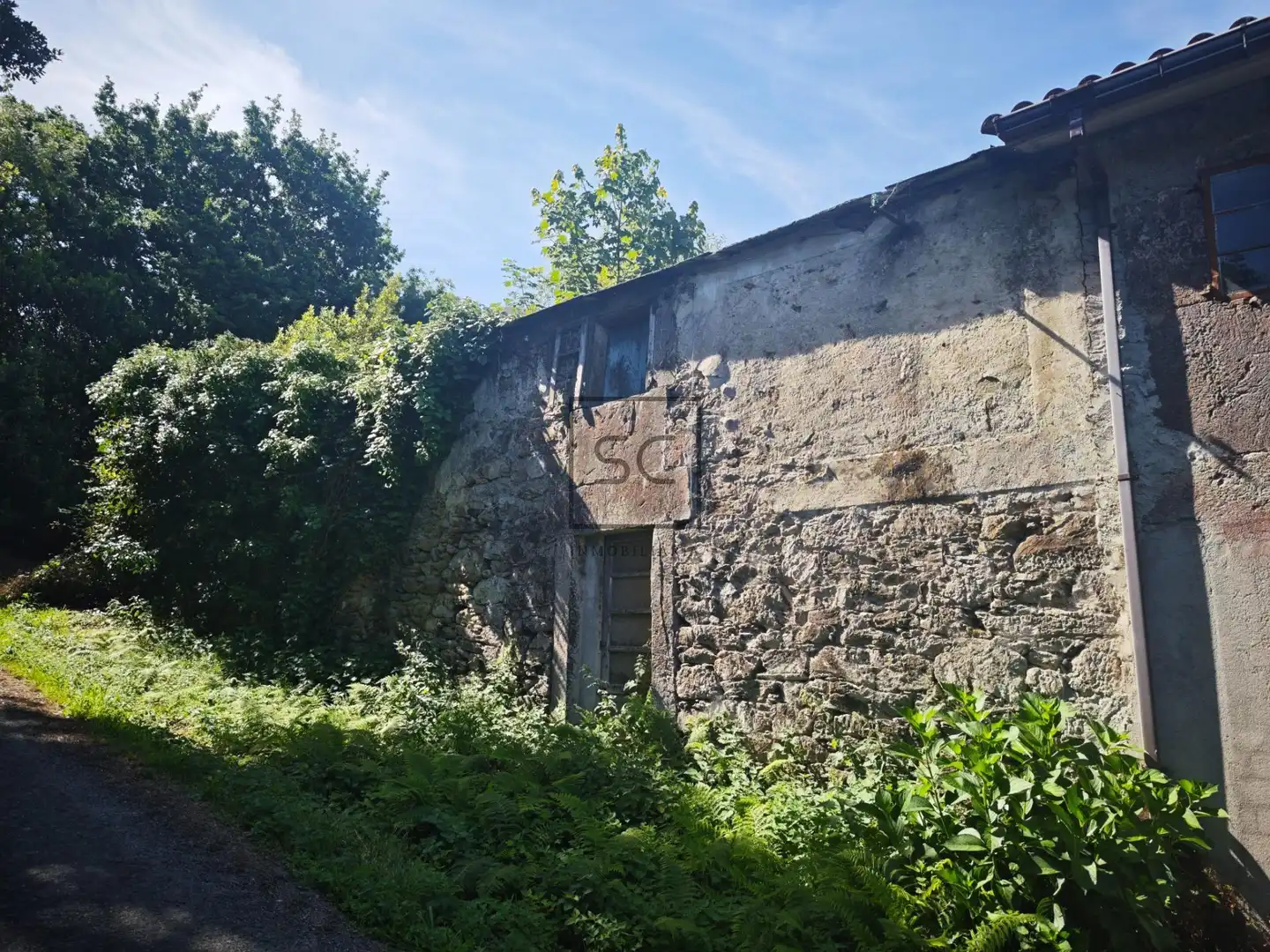 Vista exterior de Casa adosada en venta en San Sadurniño con Jardín privado