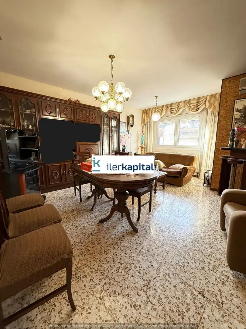 Sala de estar de Piso en venta en Almacelles con Aire acondicionado, Calefacción y Trastero