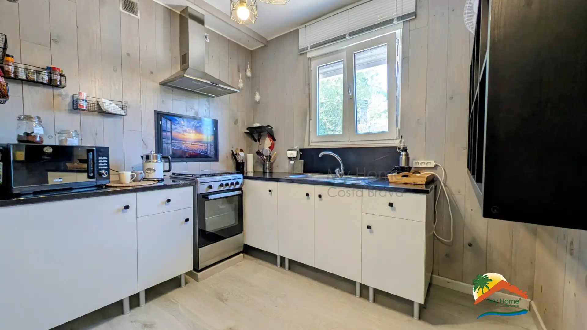 Cocina de Casa o chalet en venta en Vidreres con Calefacción, Jardín privado y Trastero