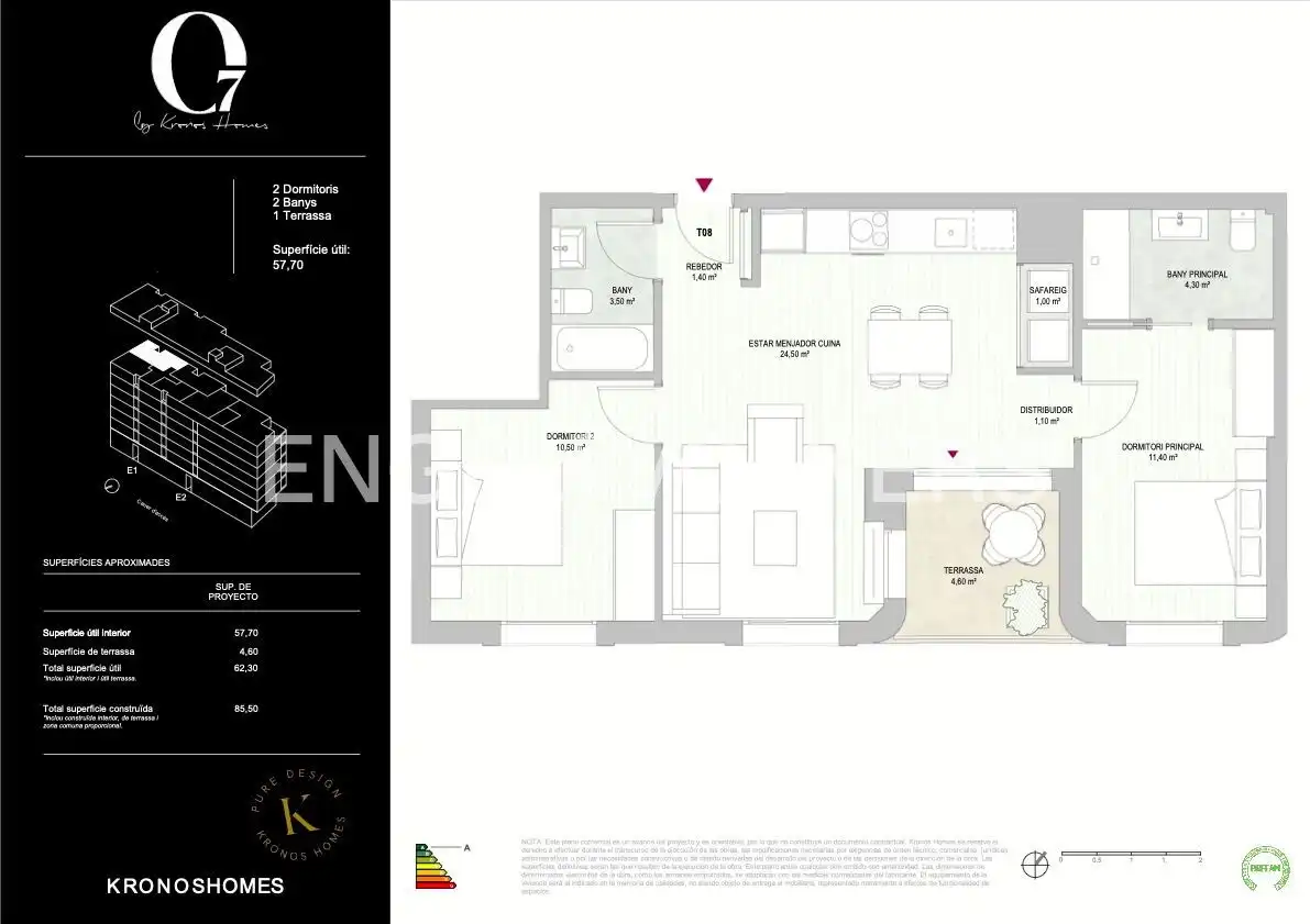 Wohnung mit Terrasse zum Verkauf in Sants - Montjuïc, imagen 17