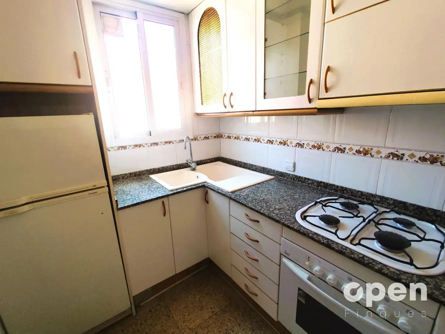 Kitchen of Flat for sale in Terrassa  with Heating and Terrace
