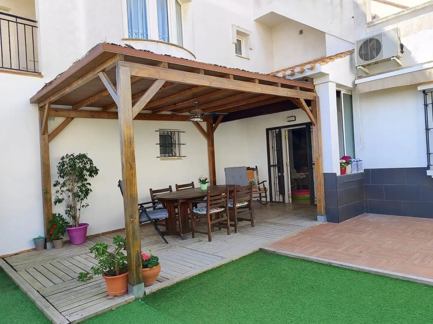 Terrace of Flat for rent in Orihuela  with Air Conditioner, Heating and Private garden