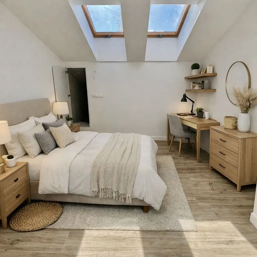 Bedroom of Attic for sale in Fuengirola  with Air Conditioner and Balcony