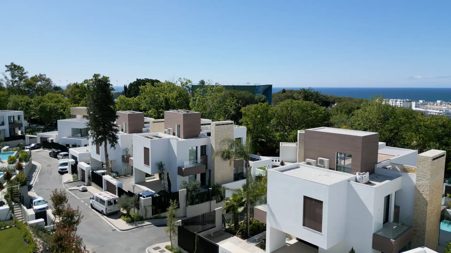 Exterior view of Houses for sale in Marbella  with Air Conditioner, Private garden and Terrace