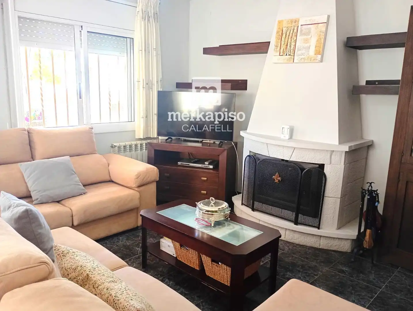 Sala d'estar de Casa o xalet en venda en Castellet i la Gornal amb Aire condicionat, Calefacció i Moblat
