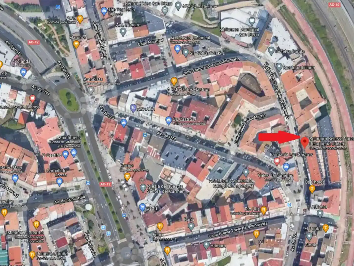 Exterior view of Garage for sale in A Coruña Capital 