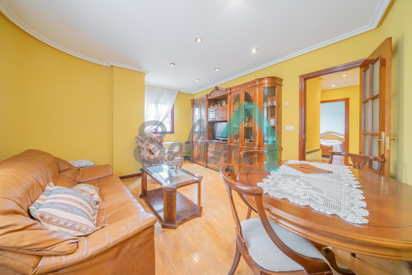 Exterior view of Flat for sale in Mieres (Asturias)  with Heating, Parquet flooring and Storage room