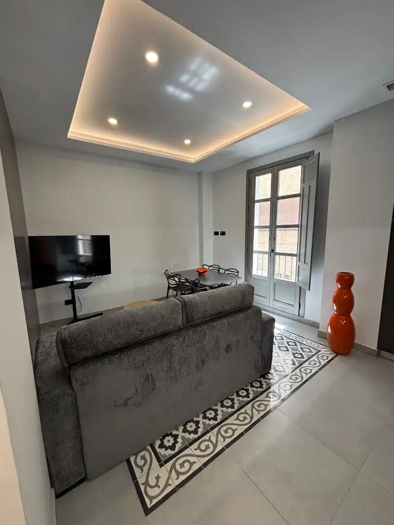 Wohnzimmer von Wohnung zur Miete in Granada mit Klimaanlage, Heizung und Möbliert