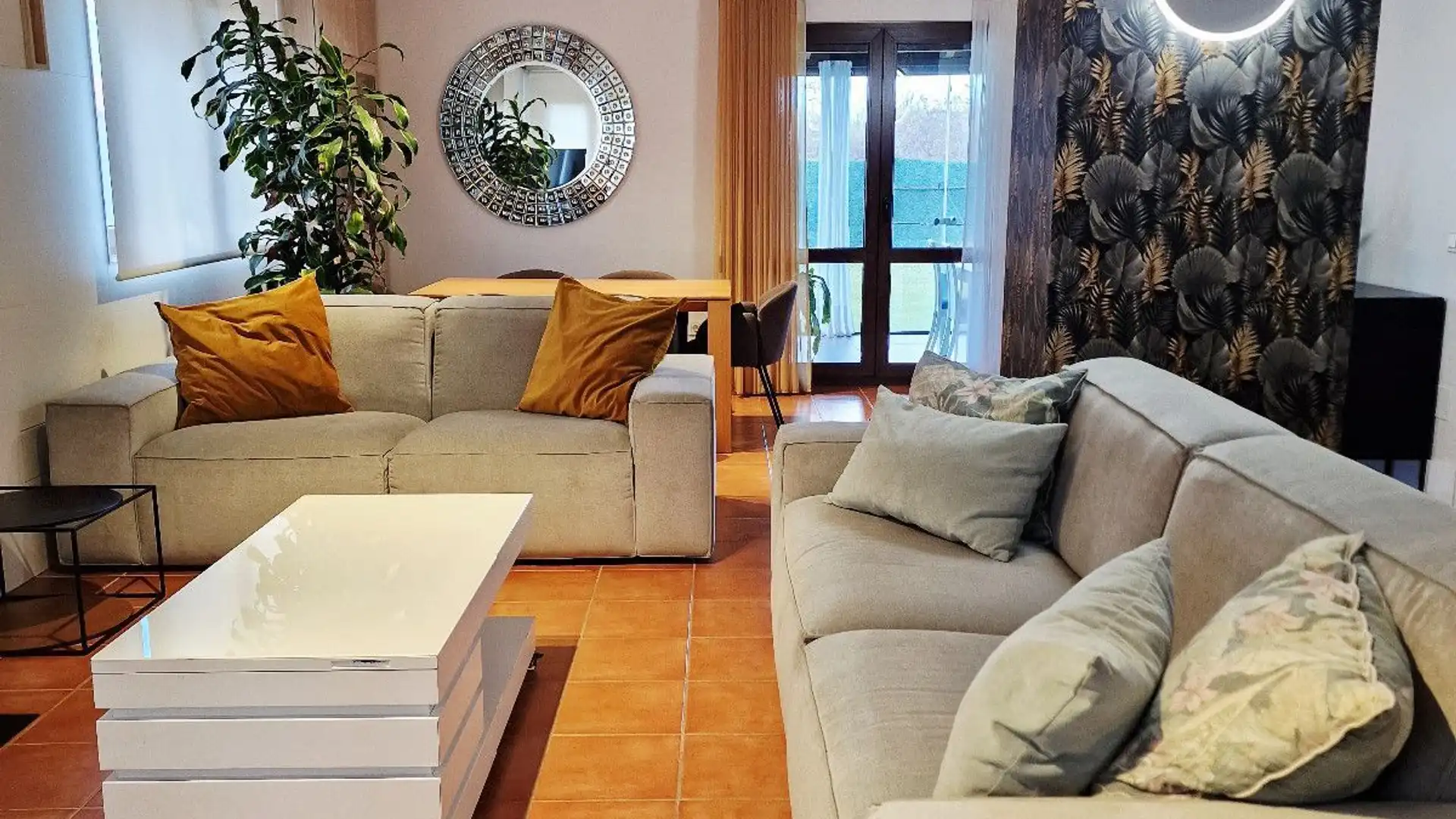 Sala de estar de Casa o chalet en venta en Villaquilambre con Calefacción