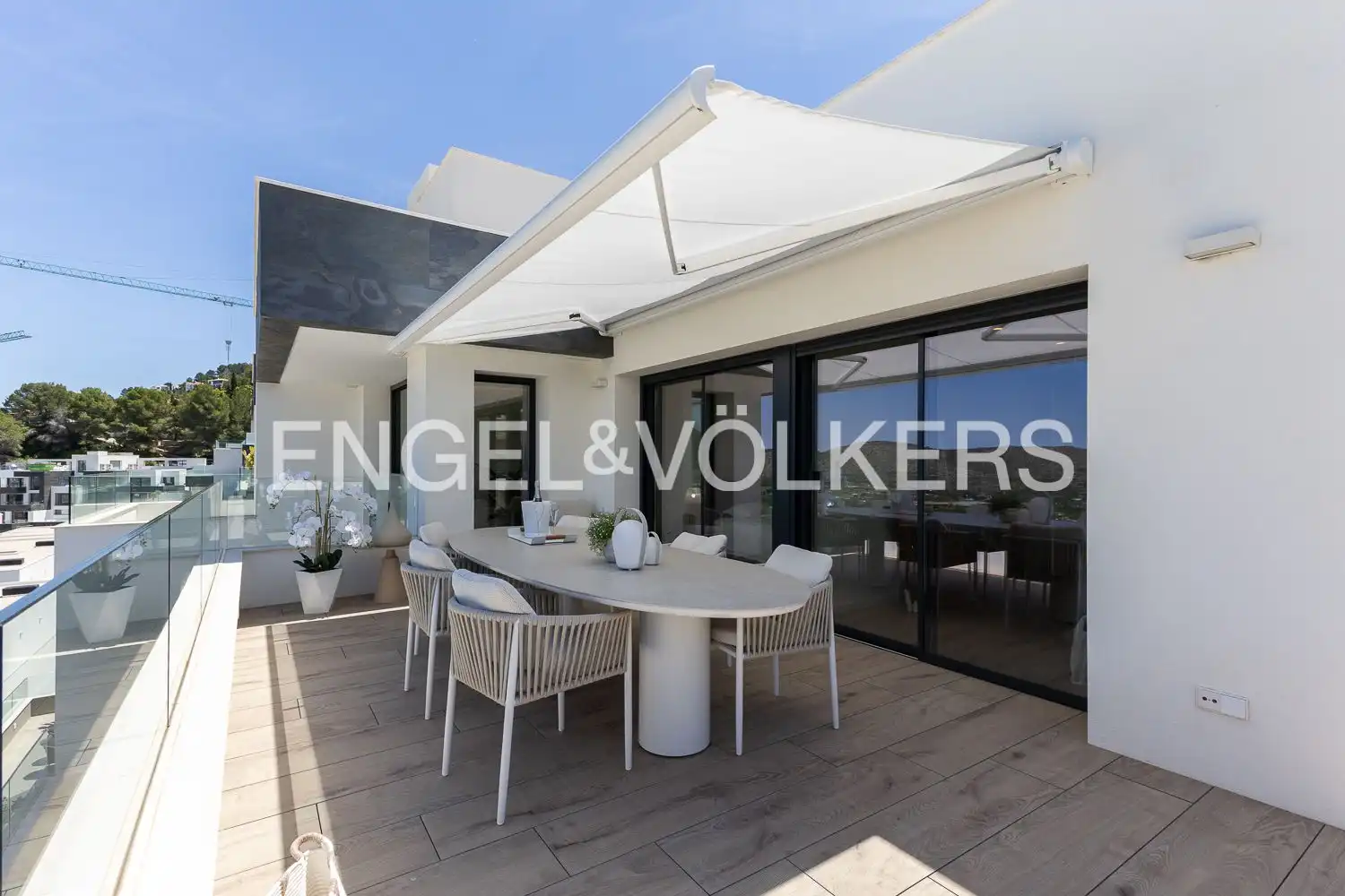 Terrace of Attic for rent in Pedreguer  with Air Conditioner, Heating and Terrace