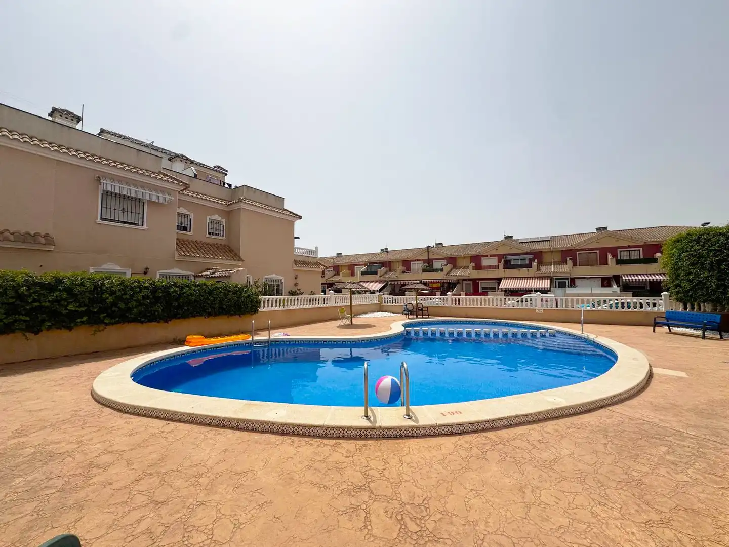 Piscina de Casa adosada en venta en San Javier con Terraza, Balcón y Piscina comunitaria