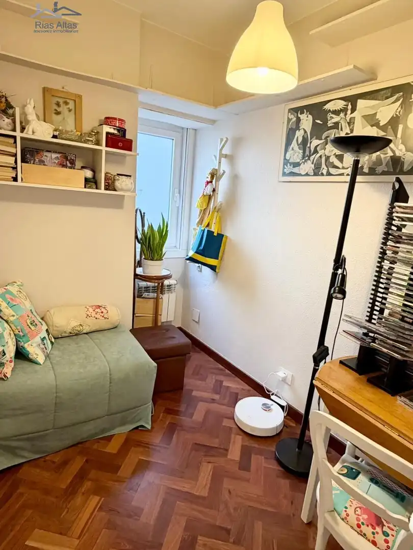 Bedroom of Flat for sale in A Coruña Capital   with Heating and Furnished
