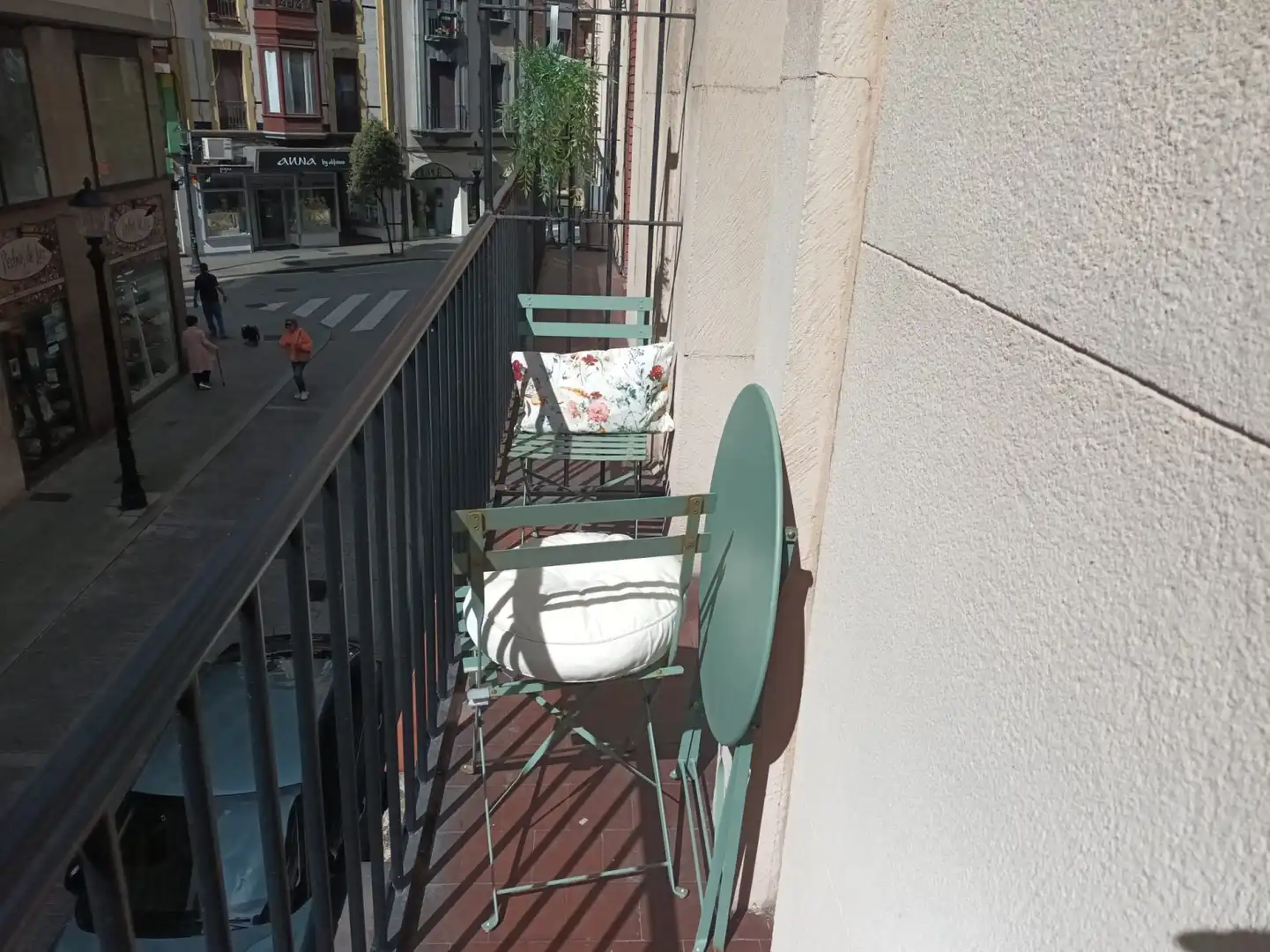 Terrassa de Pis de lloguer en Gijón  amb Calefacció, Terrassa i Moblat