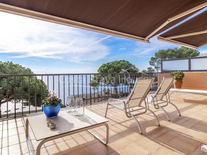 Terrace of Single-family semi-detached for sale in Palafrugell  with Air Conditioner, Heating and Parquet flooring