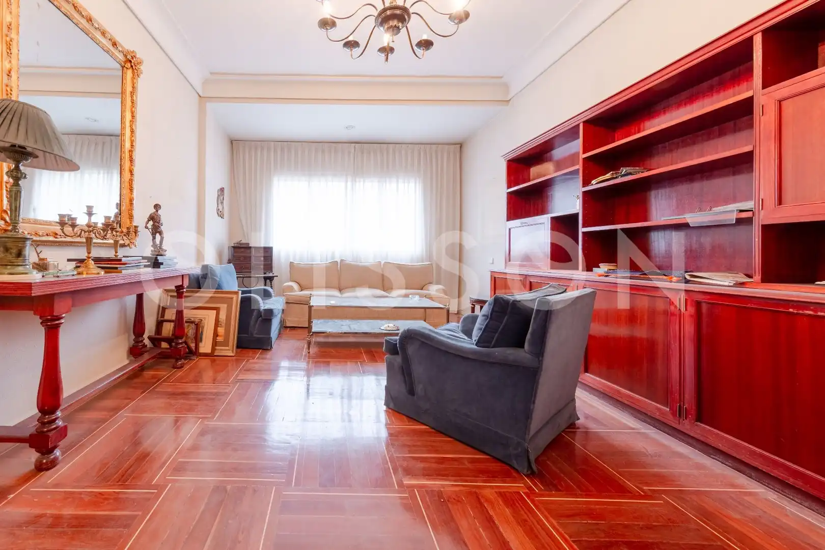 Wohnzimmer von Wohnung zum Verkauf in Madrid mit Klimaanlage, Heizung und Terrasse