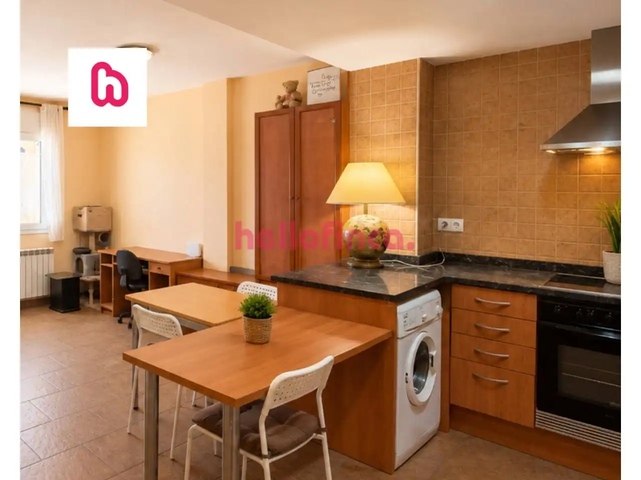 Kitchen of Flat for sale in Montesquiu  with Heating and Alarm