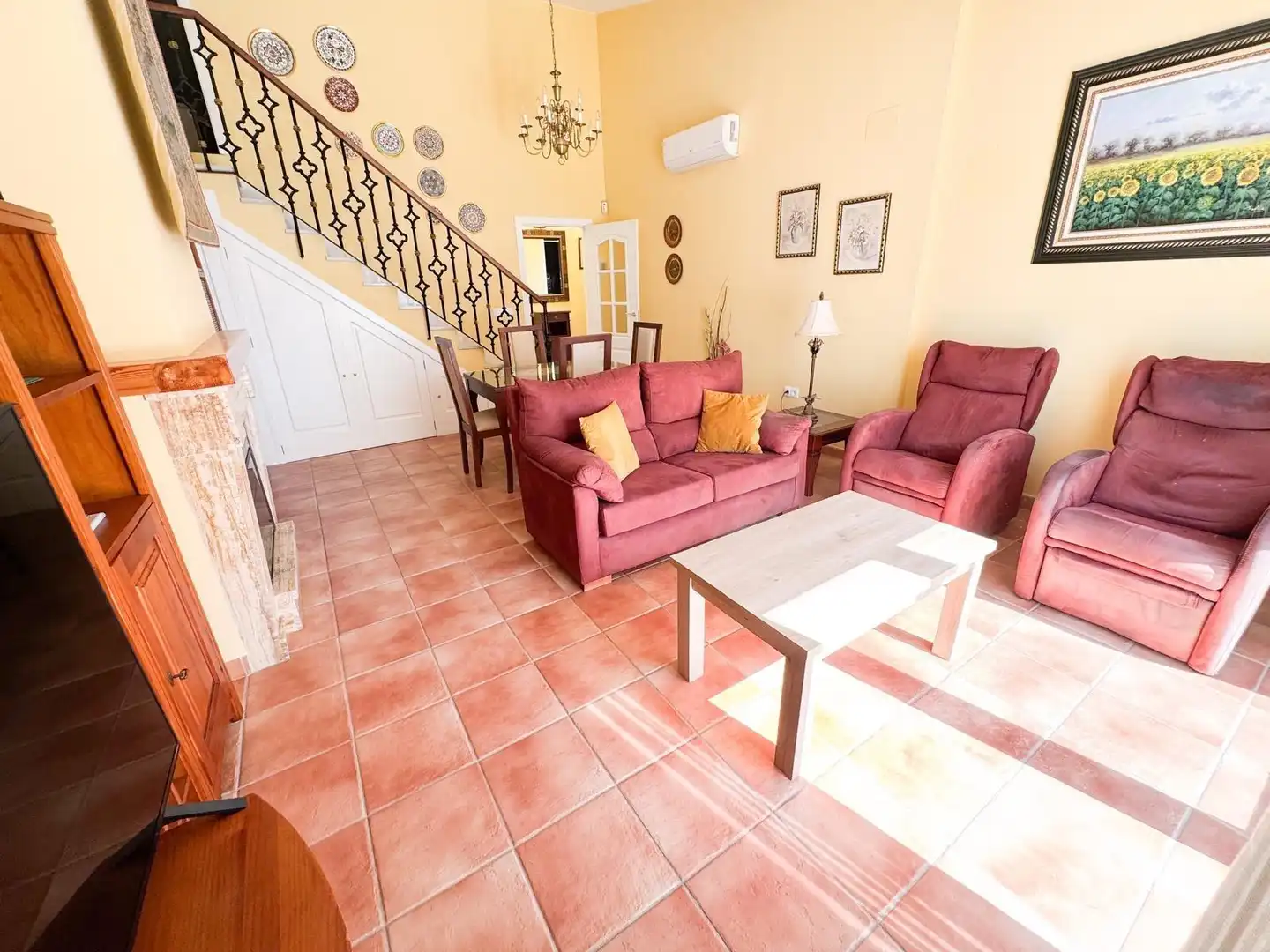 Sala d'estar de Casa adosada en venda en Punta Umbría, Huelva