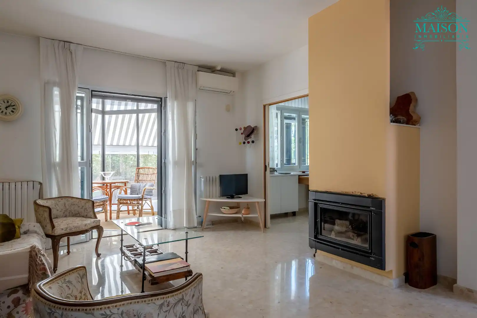 Sala de estar de Casa o chalet en venta en Valdetorres de Jarama con Aire acondicionado, Calefacción y Jardín privado