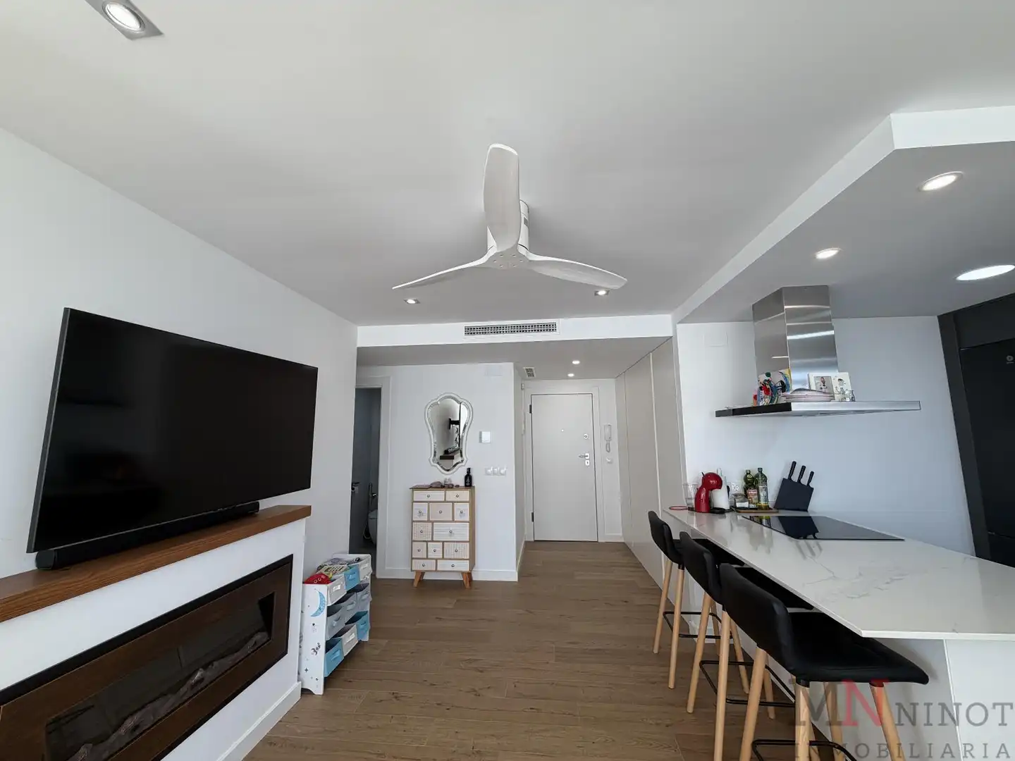 Living room of Apartments for sale in Benicasim / Benicàssim  with Air Conditioner and Community pool
