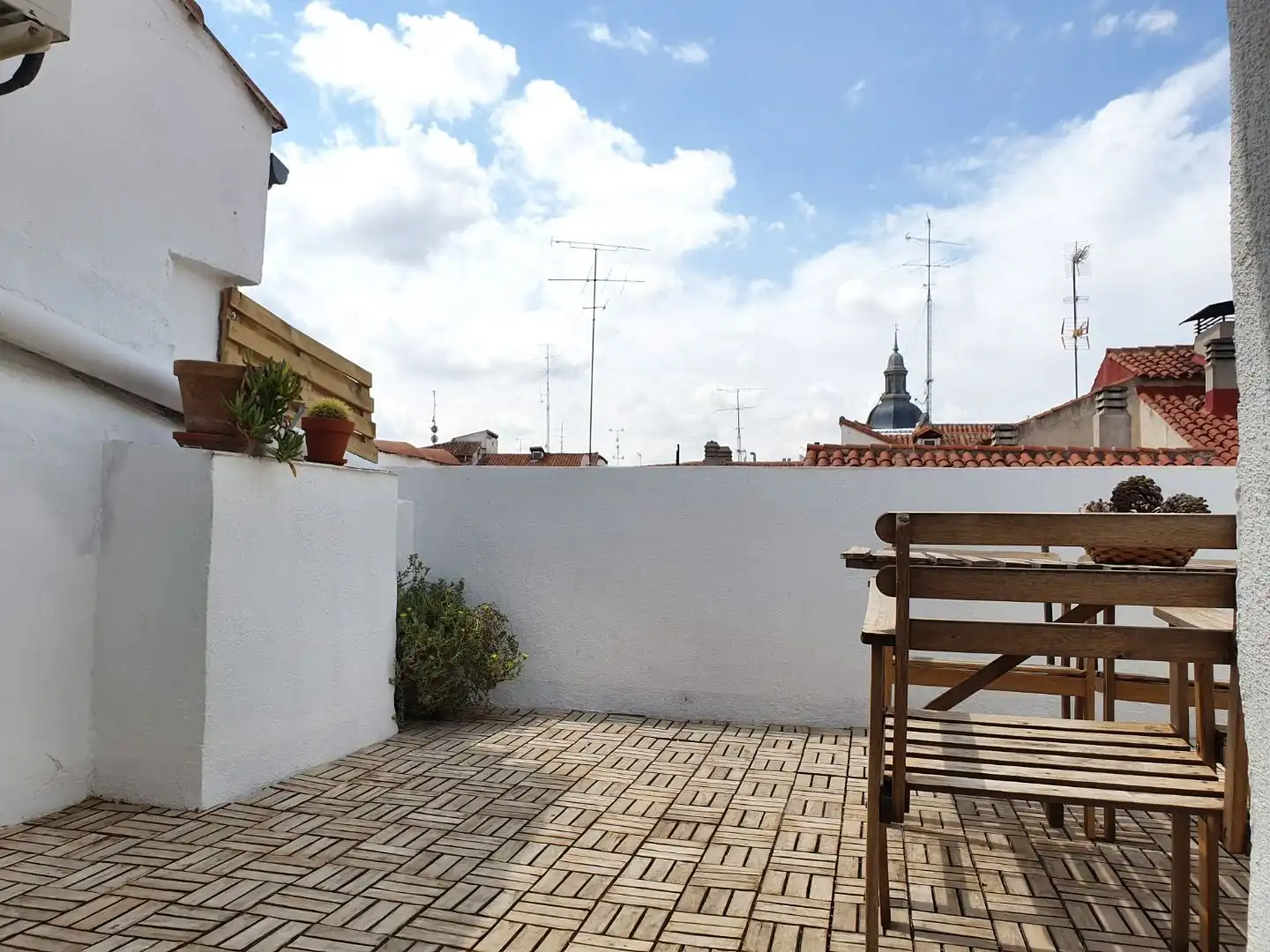Terraza de Ático de alquiler en Madrid con Aire acondicionado, Calefacción y Terraza