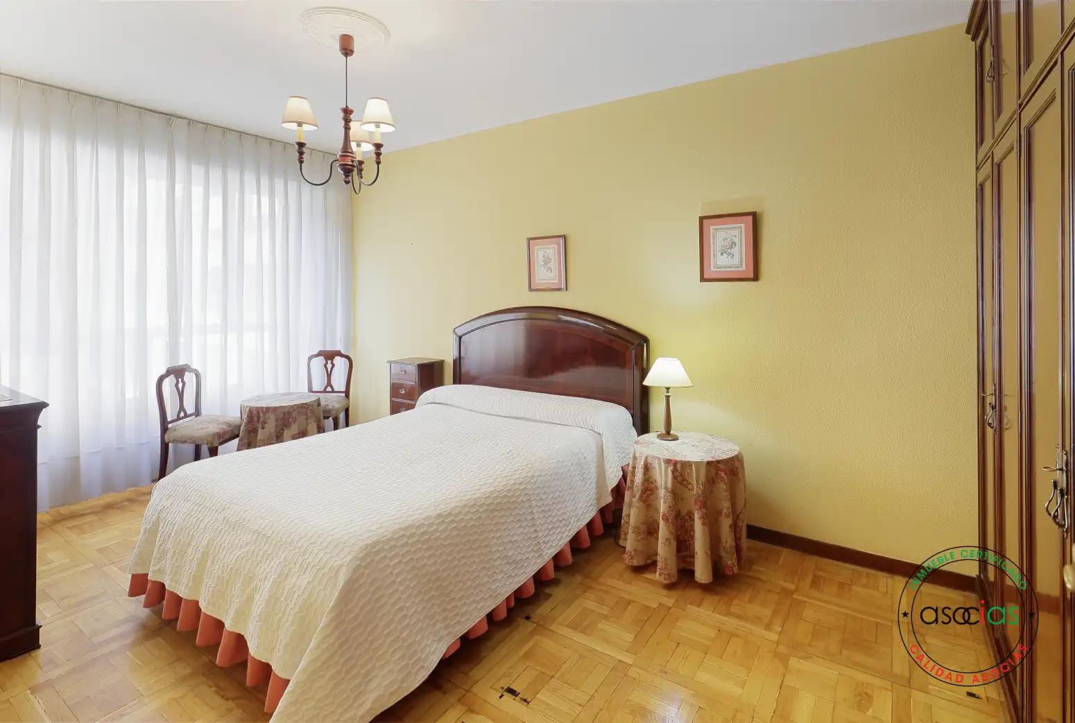 Bedroom of Flat for sale in Gijón   with Heating