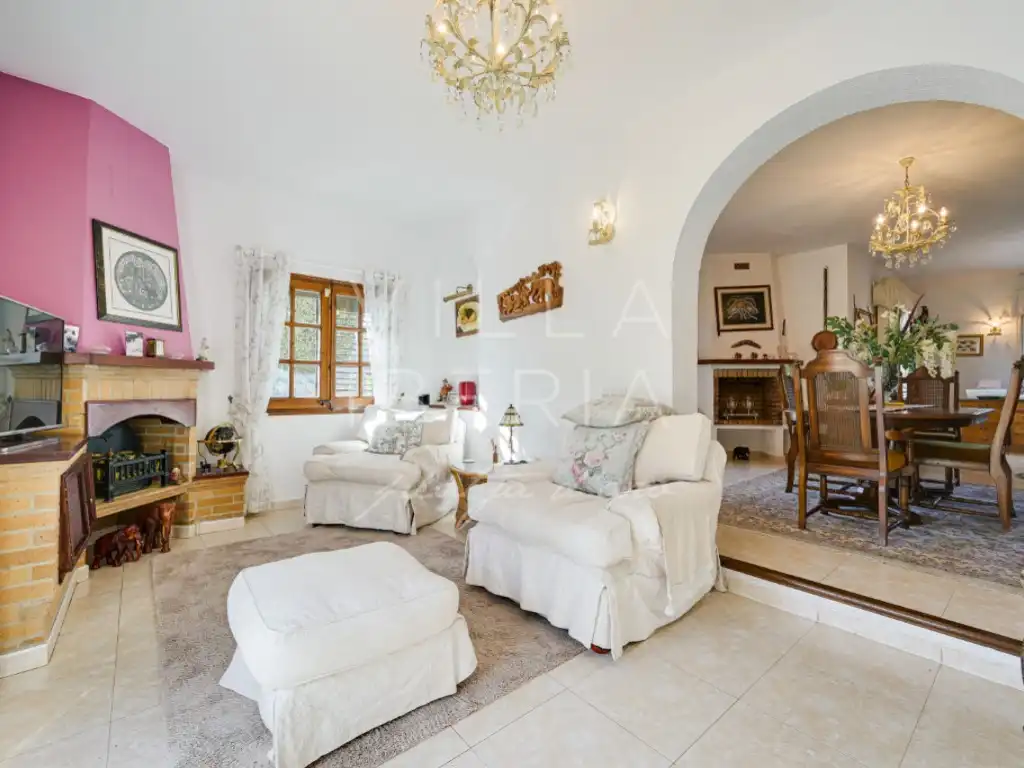 Sala de estar de Casa o chalet en venta en Calonge i Sant Antoni con Calefacción, Jardín privado y Piscina