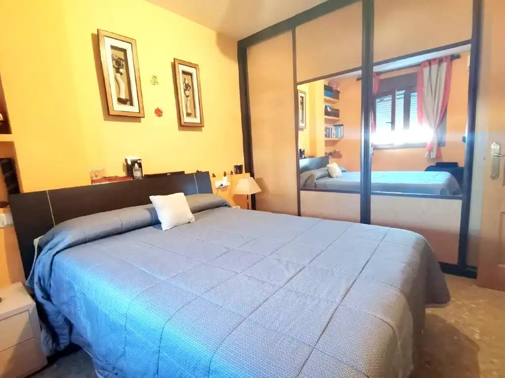 Bedroom of Flat for sale in Málaga  with Air Conditioner, Heating and Private garden