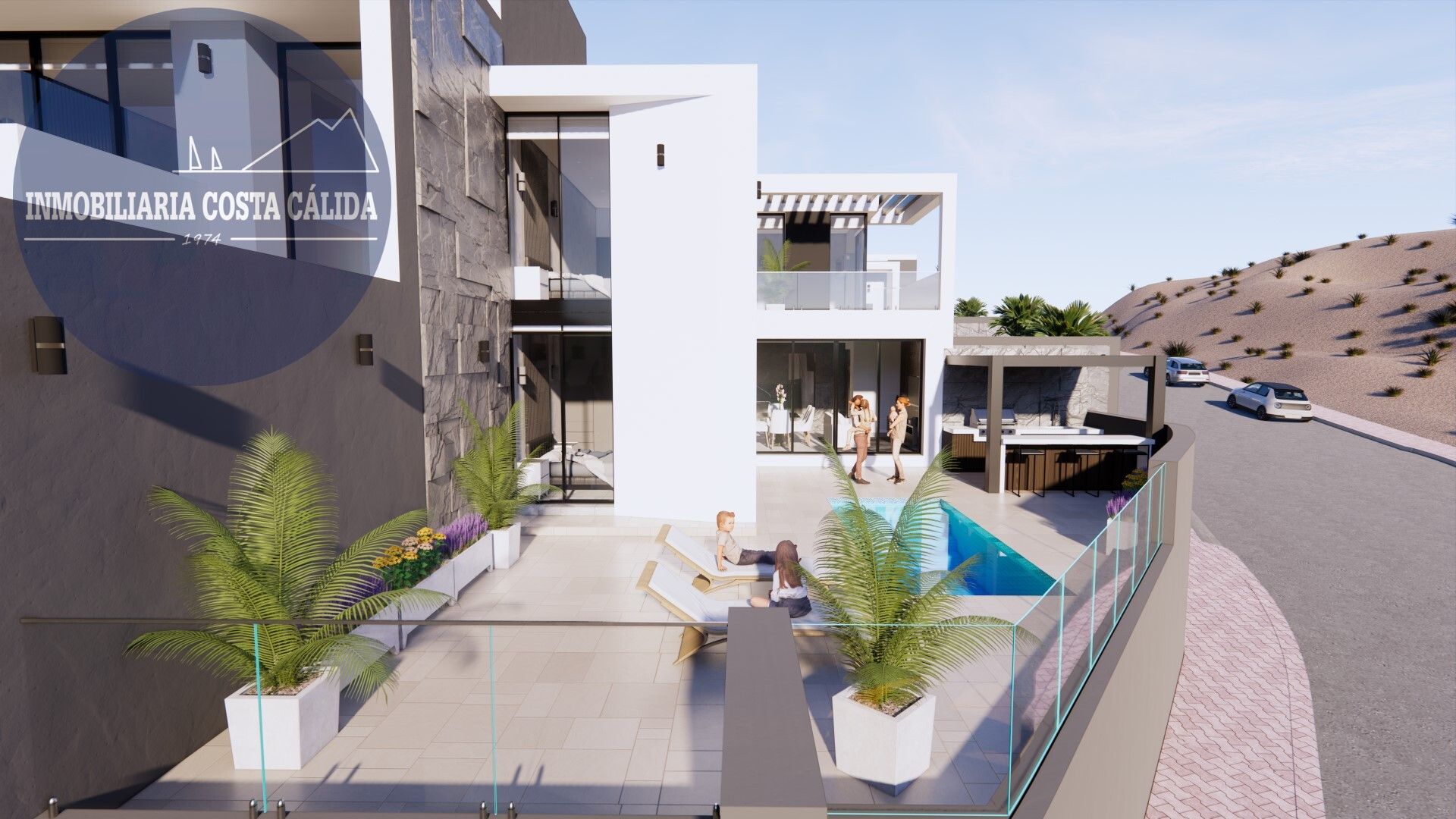 Terrace of Single-family semi-detached for sale in Águilas  with Private garden, Terrace and Swimming Pool